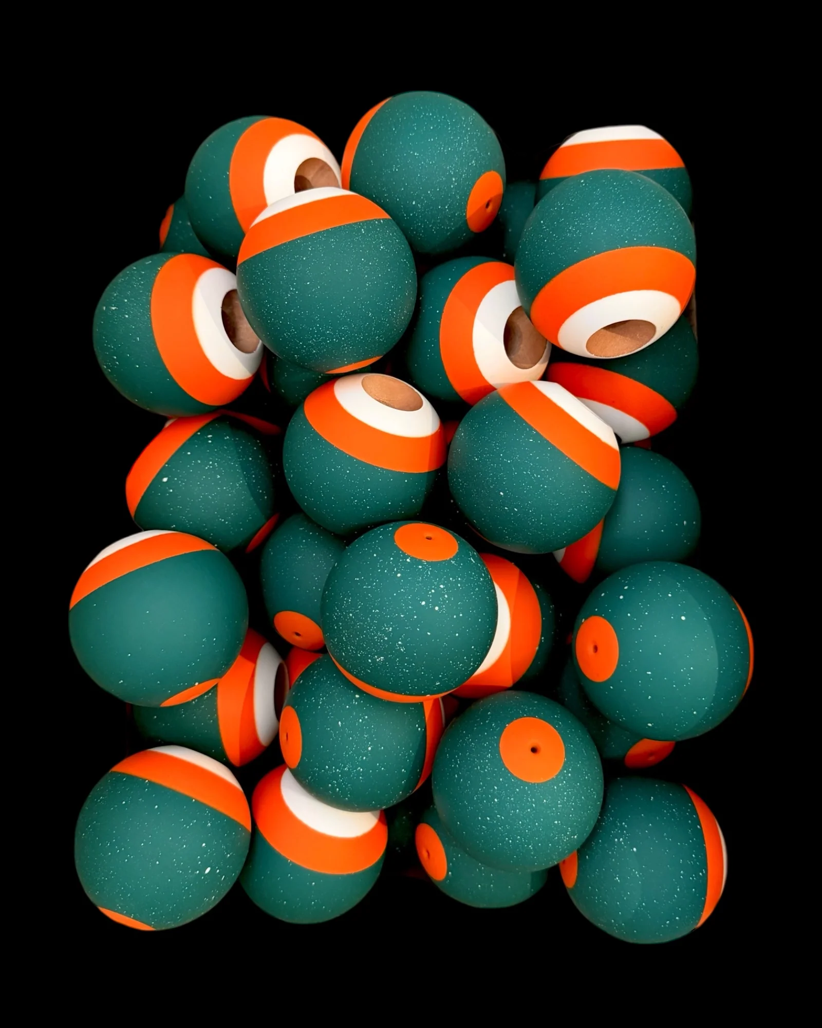 REVO TAMA only - MAPLE - Splatter Green/Orange